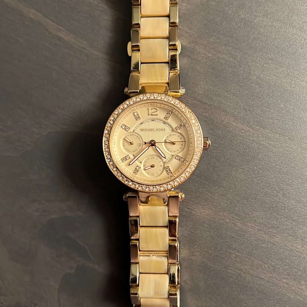 Michael Kors Parker Gold Watch